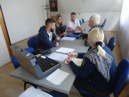 Sastanak predstavnika Udruženja slijepih sa delegacijom iz općine Novi Grad